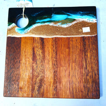 Load image into Gallery viewer, Square Cheeseboard - Resin Art - Belong Design