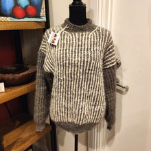 Load image into Gallery viewer, Hand spun and handknitted Wool and Alpaca Brioche jumper - Gaye Becis