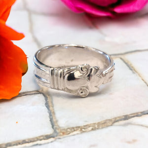 Manchester - Copenhagen spoon ring - size W - Silver Rose Jewellery