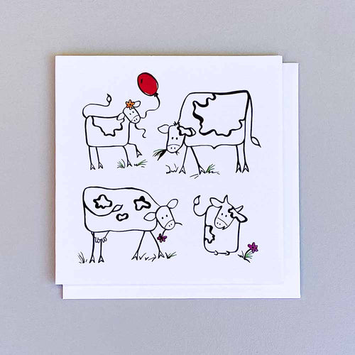 Greeting Card - Herd it's your Birthday - Periwinkle Illustrations