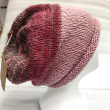 Load image into Gallery viewer, Hand knitted two tone hat #123 - Loris Abercrombie