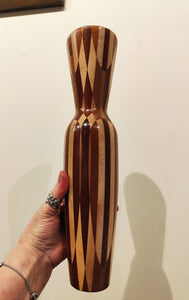 Segmented Wooden Vase  -81 pieces -  Brian Muffet