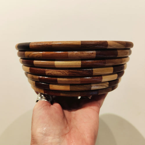 Segmented Wooden Bowl - 129 pieces - Brian Muffet