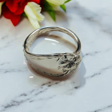 Load image into Gallery viewer, Nordic lily spoon ring - Silver Rose Jewellery