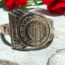 Load image into Gallery viewer, Vintage Atlantic City Sterling Silver Spoon ring - Silver Rose Jewellery