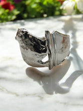 Load image into Gallery viewer, Vintage Sterling Silver Spoon Ring - Yellow Stone Park