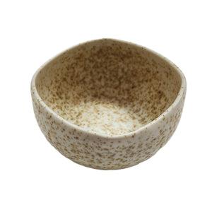 Ceramic speckle condiment or trinket dish - Marjorie Molyneux