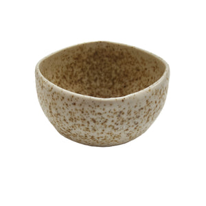 Ceramic speckle condiment or trinket dish - Marjorie Molyneux