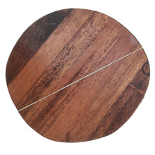 Load image into Gallery viewer, Round Wooden Cheeseboard - Belong Design