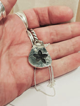 Load image into Gallery viewer, Larvikite sterling silver pendant - Silver Rose Jewellery