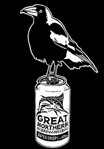 Thirsty Bird Mini Print - Magpie & Great Northern - Sienna Blok