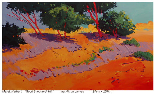 Good Shepherd Hill - Acrylic on canvas - Marek Herburt