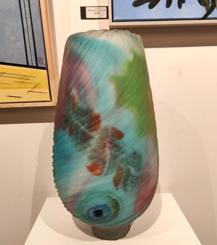 Peacock Vase - Tim Shaw