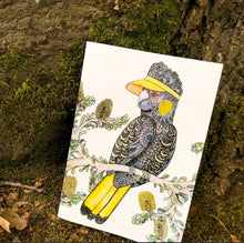 Load image into Gallery viewer, Summer Sketchbook - Yellow-Tailed Black-Cockatoo - Zinia King