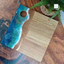 Load image into Gallery viewer, Square Cheeseboard - Resin Art - Belong Design