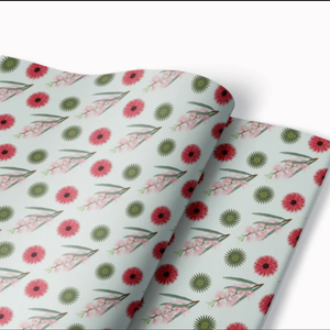 Bottle Brush - Xmas - 100% Recycled Wrapping Paper