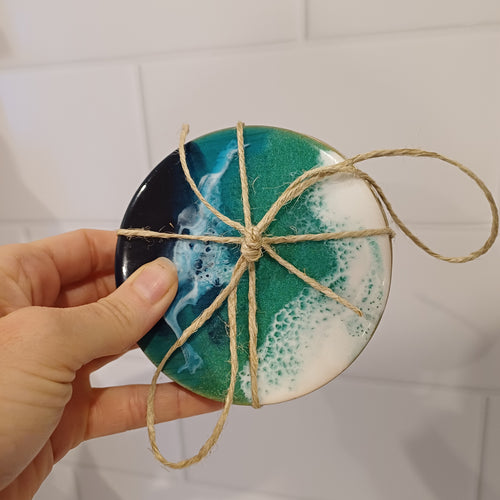 Ocean inspired coasters - set of 4 - Belong Design