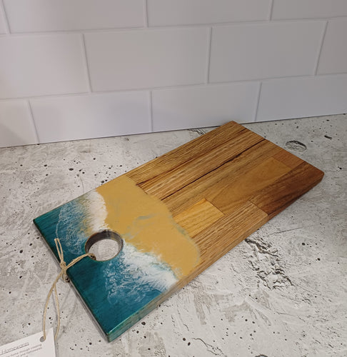 Ocean Inspired resin cheeseboard - Belong Design