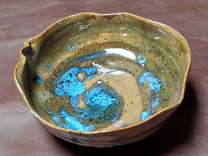 Wavy edge stoneware bowl - Tatty K